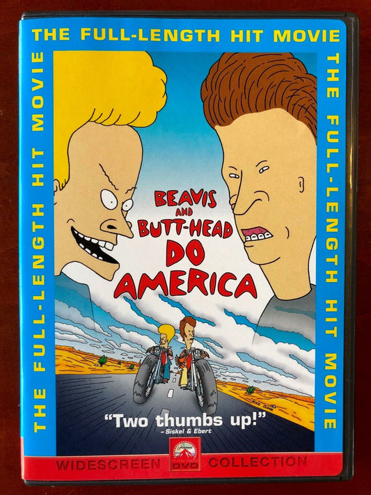 Beavis and Butt-Head Do America (DVD, 1996, Widescreen) - J1022