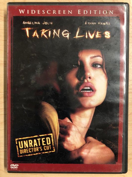 Taking Lives (DVD, 2004, Unrated Directors Cut, Widescreen) - K0303