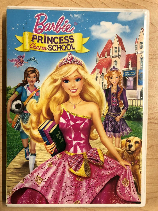 Barbie Princess Charm School (DVD, 2011) - K0218