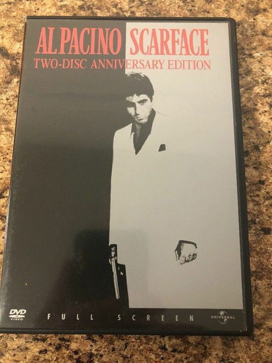 Scarface (DVD, 1983, Full Frame, Anniversary Edition) - K0218