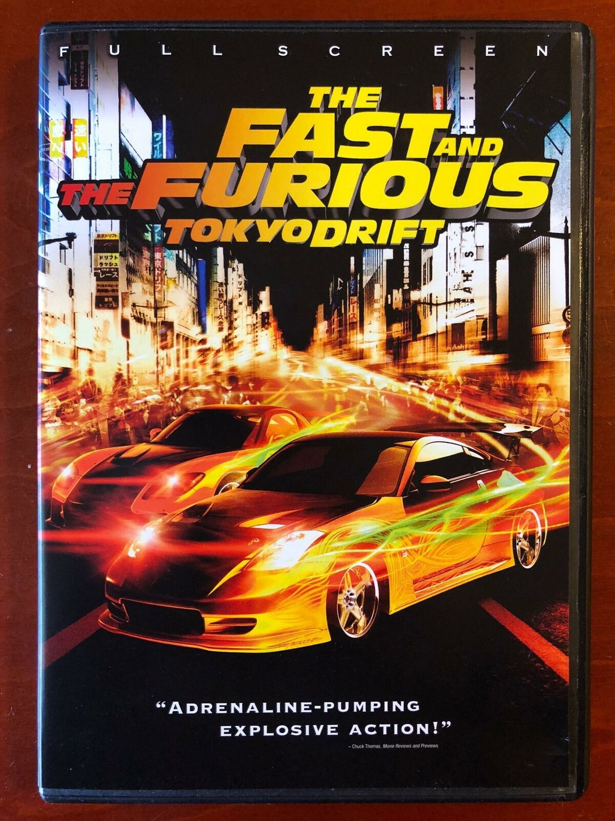 The Fast and the Furious Tokyo Drift (DVD, 2006, Full Frame) - K9