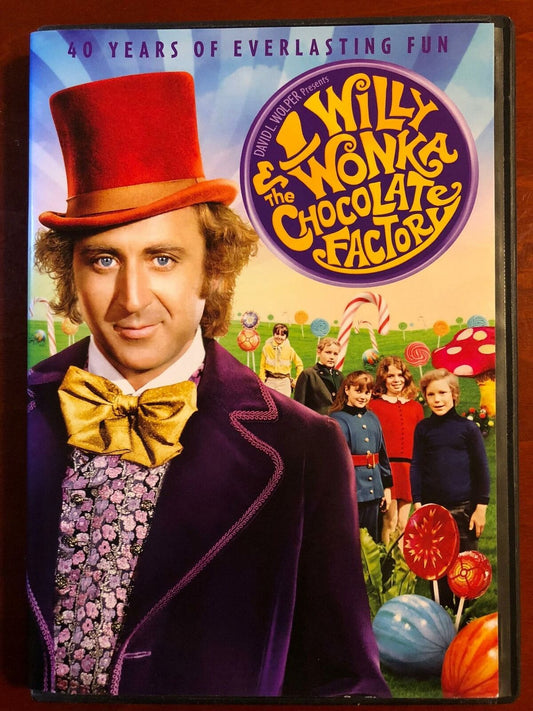 Willy Wonka and the Chocolate Factory (DVD, 1971, 40th Anniversary) - J1105
