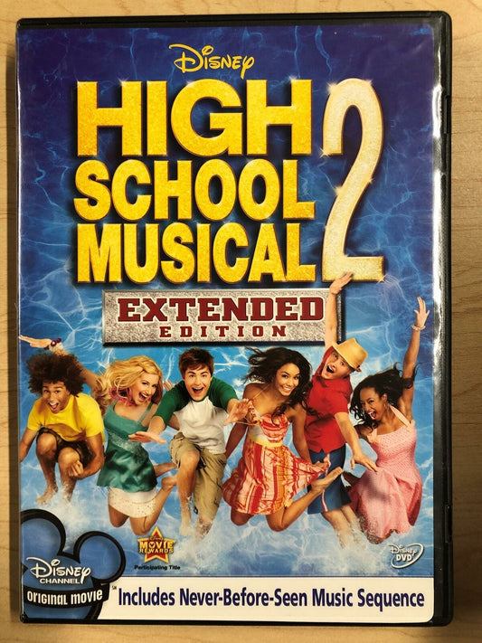 High School Musical 2 (DVD, Disney, Extended Edition, 2007) - G0906