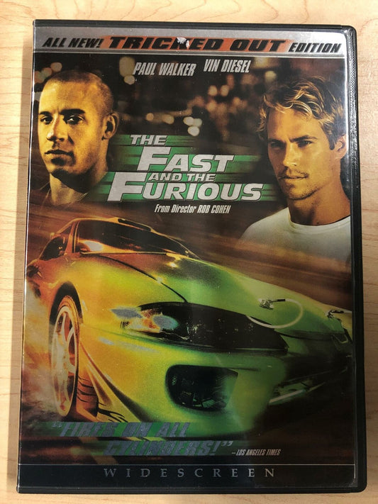 The Fast and the Furious (DVD, 2001, Tricked Out Edition Widescreen) - G0531