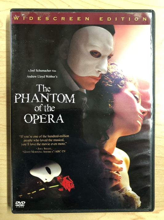 The Phantom of the Opera (DVD, 2004, Widescreen, Andrew Lloyd Webber) - K0107