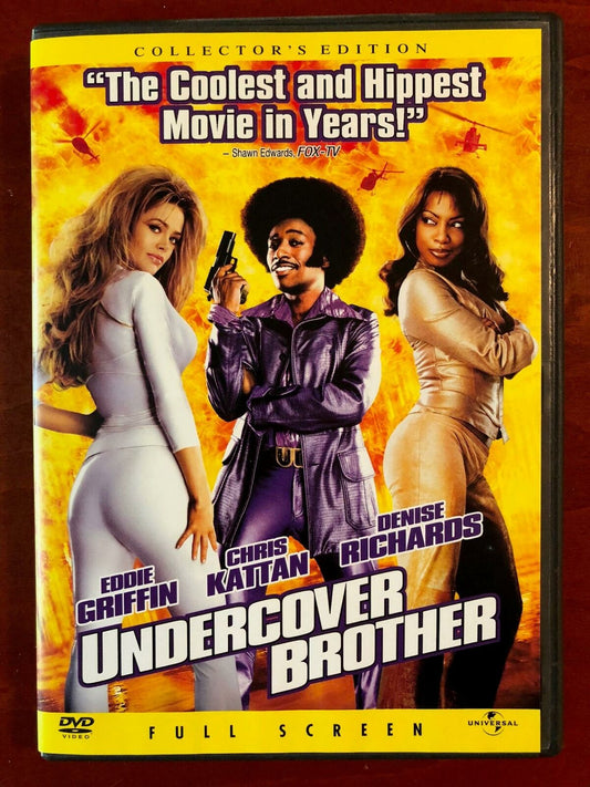 Undercover Brother (DVD, 2002, Full Frame) - G0621