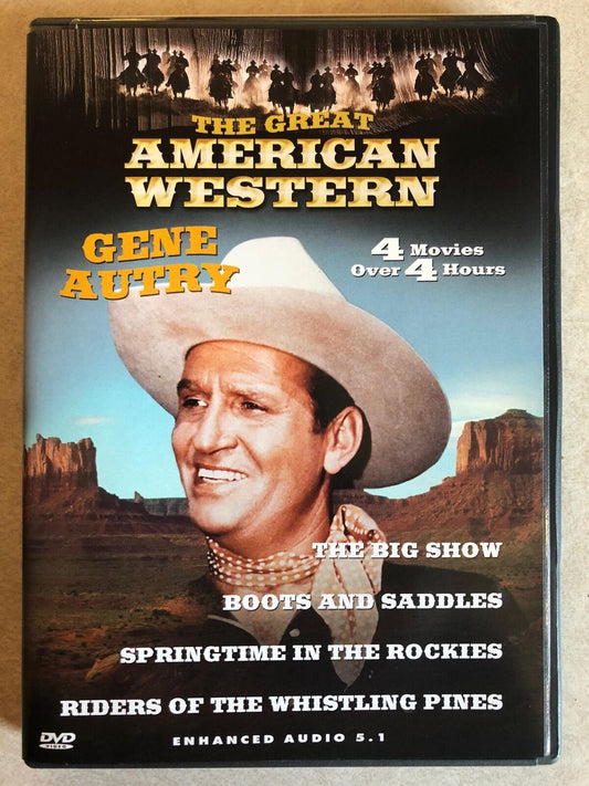 The Great American Western - Gene Autry The Big Show, Bo.. (DVD, 4-film) - J1105