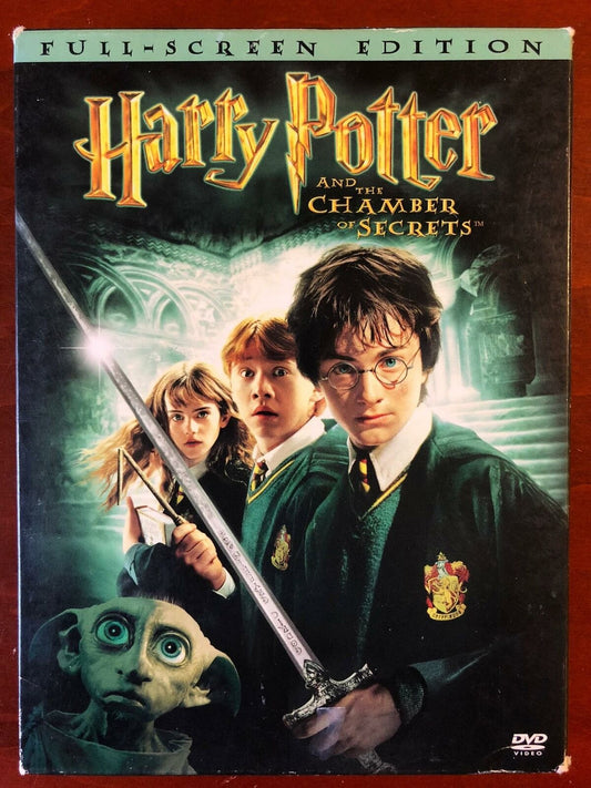 Harry Potter and the Chamber of Secrets (DVD, 2002, Full Frame) - G1004