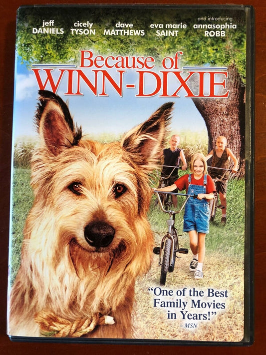 Because of Winn-Dixie (DVD, 2005) - J1105