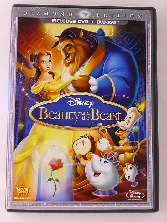Beauty and the Beast (Blu-ray, DVD, Disney Diamond Edition, 1991) - J1231