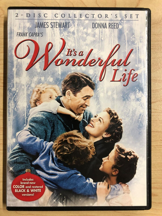 Its a Wonderful Life (DVD, 1947, 2-disc Collectors set, Christmas) - J0917