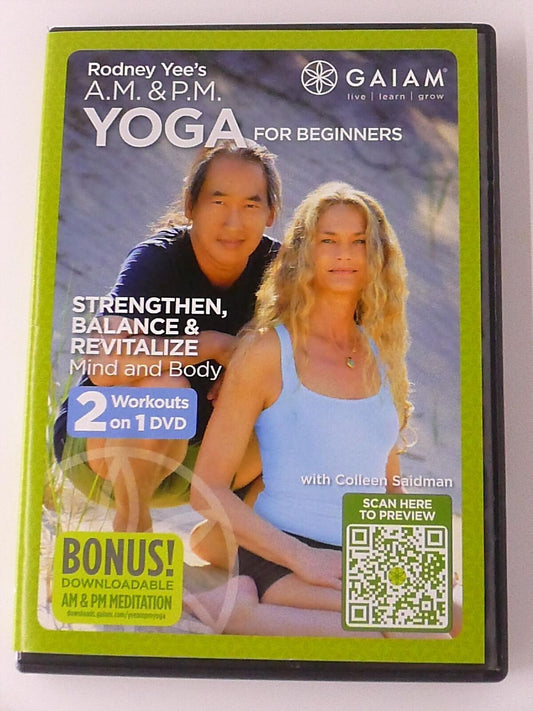 Rodney Yee - A.M. and P.M. Yoga for Beginners (DVD, exercise, Gaiam) - J0205