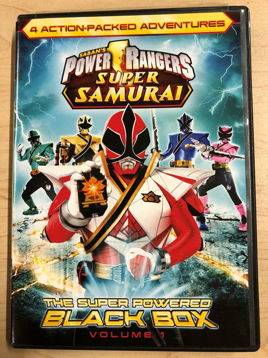 Power Rangers Super Samaurai - The Super Powered Black Box (DVD, 4 ep) - H0828