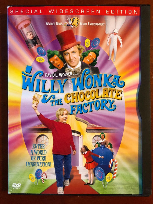 Willy Wonka and the Chocolate Factory (DVD, 1971, Widescreen) - J1022