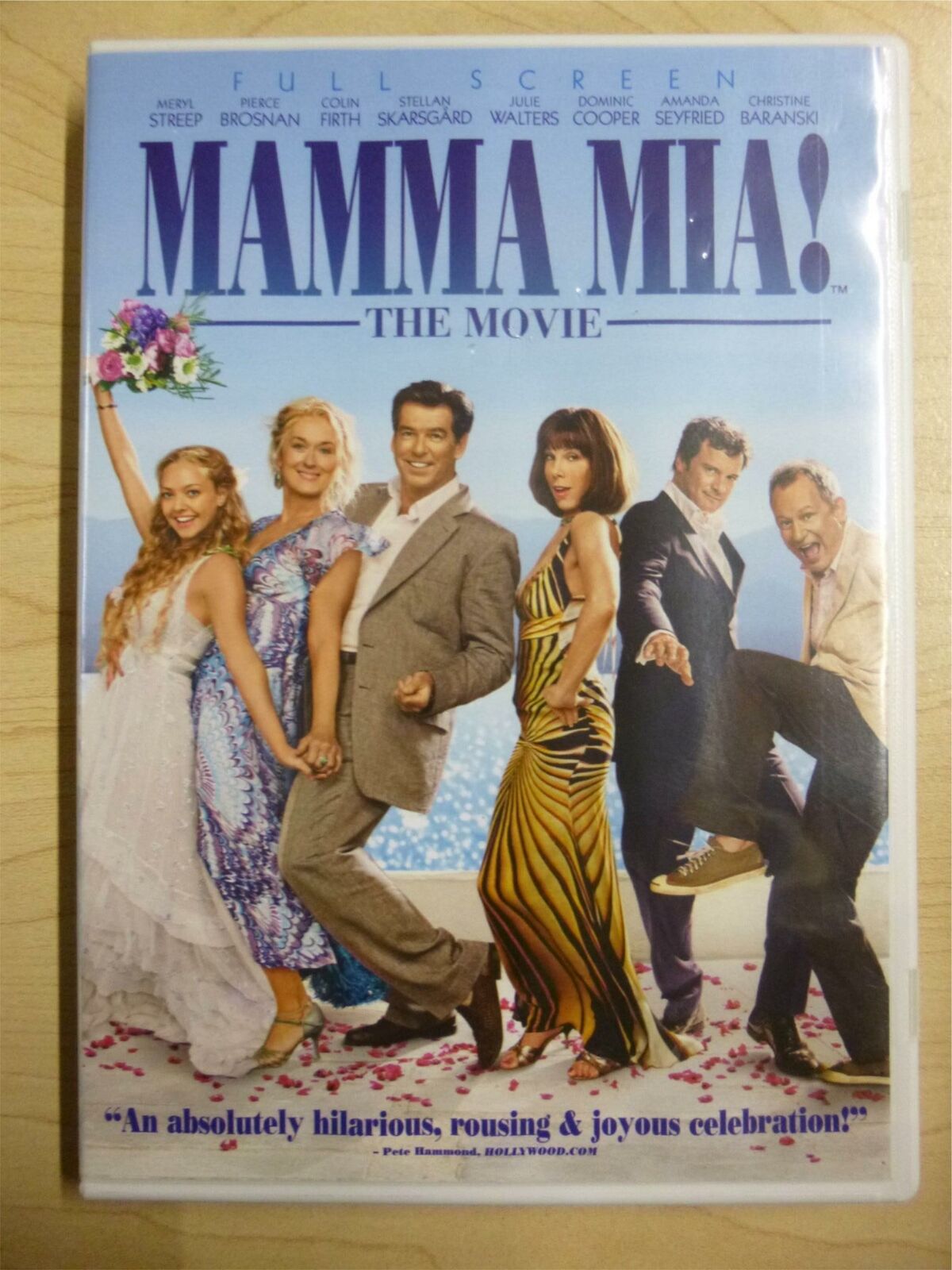 Mamma Mia (DVD, 2008, Full Frame) - G0823