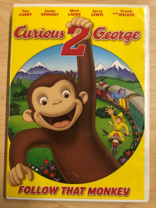 Curious George 2 - Follow that Monkey (DVD, 2009) - J1022