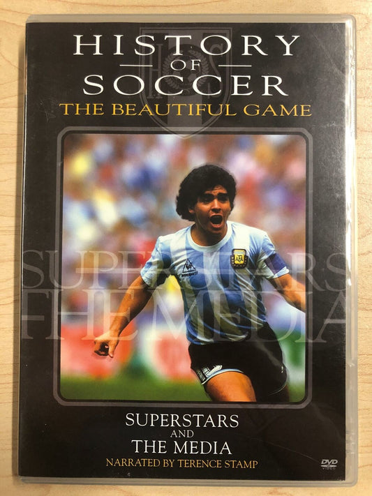 History of Soccer The Beautiful Game Superstars and The media (DVD, D5) - G0531