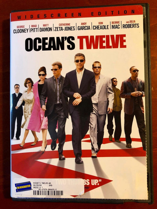 Oceans Twelve (DVD, 2004, Widescreen) - J1105