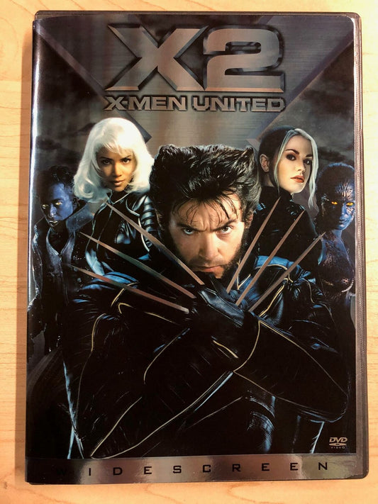 X2 - X-Men United (DVD, 2003, 2-Disc Set, Widescreen) - J1231
