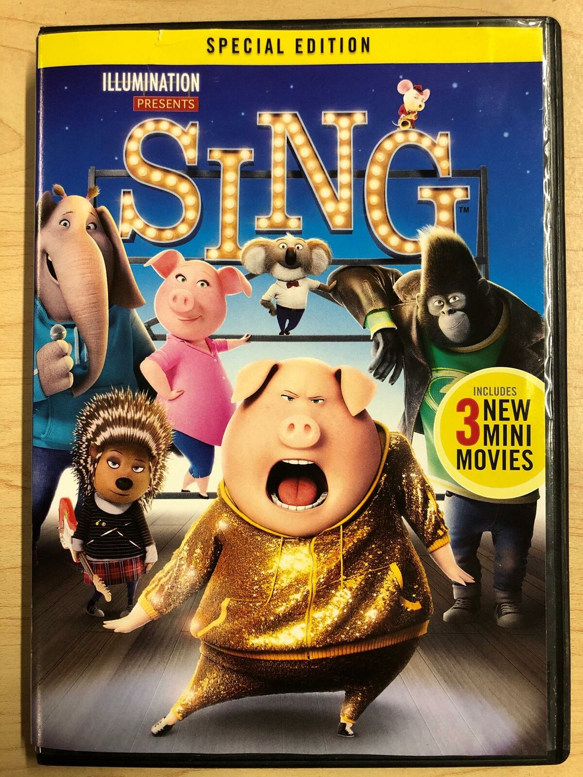 Sing (DVD, 2016, special edition) - K0303