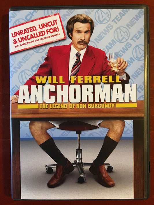 Anchorman - The Legend of Ron Burgundy (DVD, 2004, unrated) - J1231