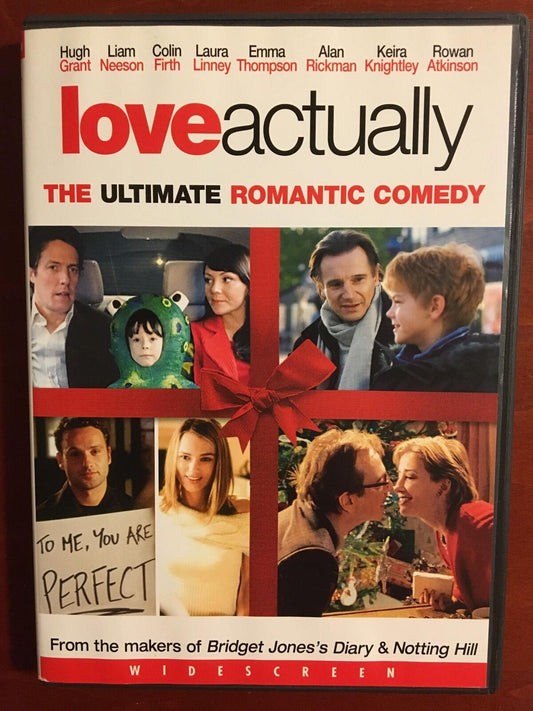 Love Actually (DVD, 2003, Widescreen) - J0319