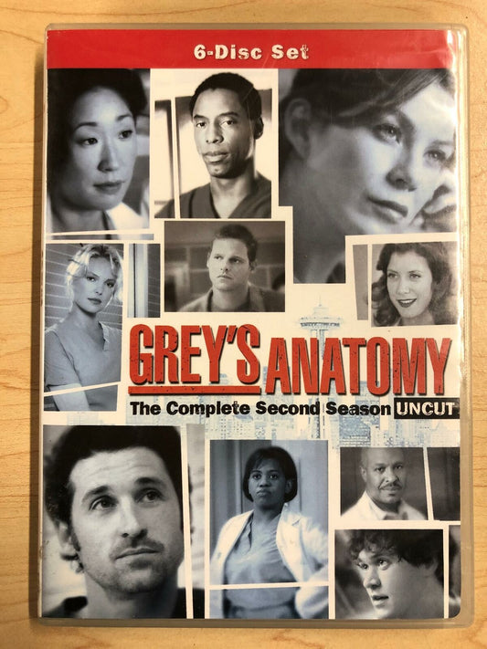 Greys Anatomy - The Complete Second Season (DVD, uncut, 2005) - I0123