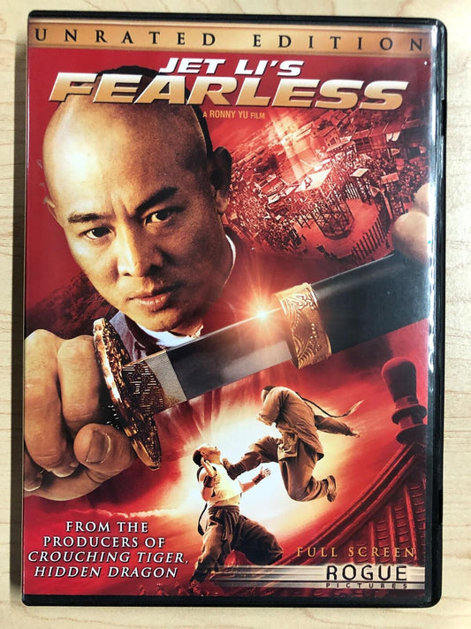 Fearless (DVD, 2006, unrated, Full Frame) - J1231