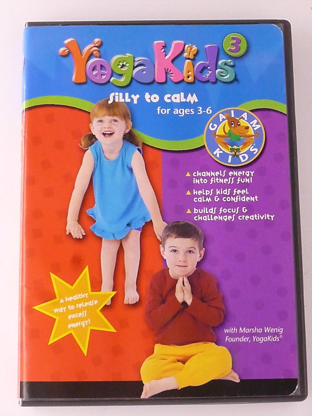Yoga Kids 3 Silly to Calm (DVD, exercise) - I1225