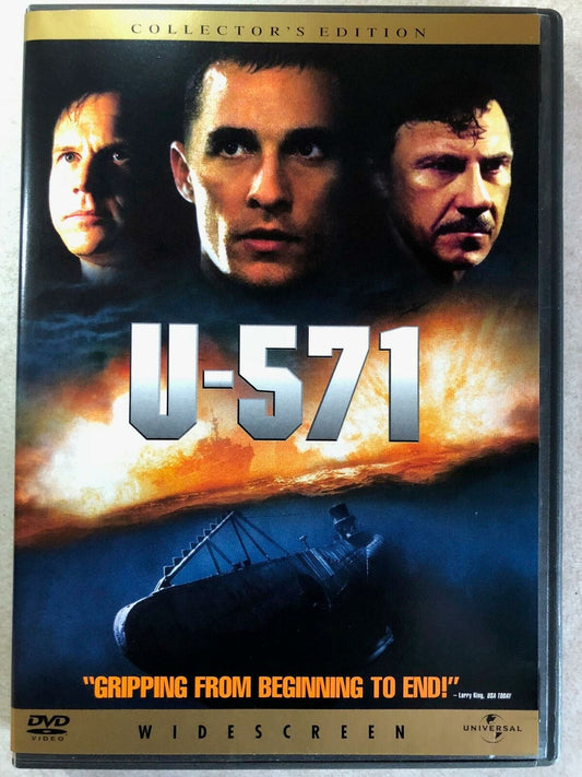 U-571 (DVD, 2000, Widescreen) - K0107