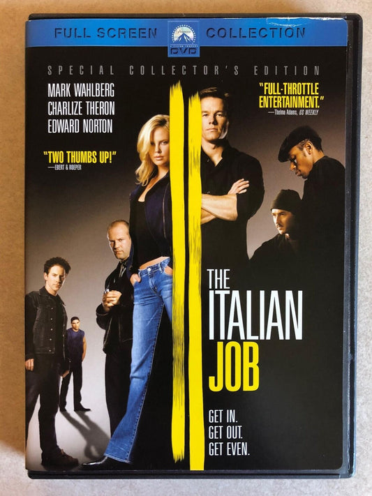 The Italian Job (DVD, 2003, Full Frame) - J0917