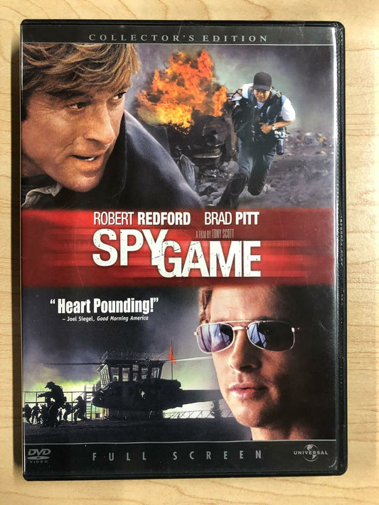 Spy Game (DVD, 2001, Full Frame Collectors Edition) - K0218