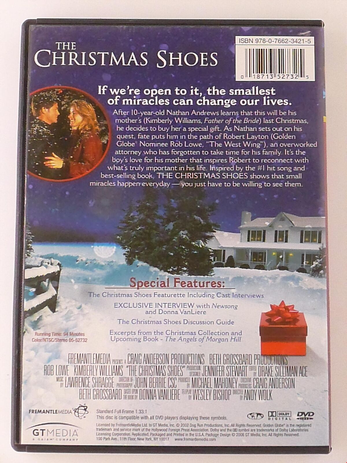 The Christmas Shoes (DVD, 2002) - K0428