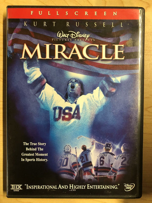 Miracle (DVD, 2004, Full Frame, Disney) - K0428