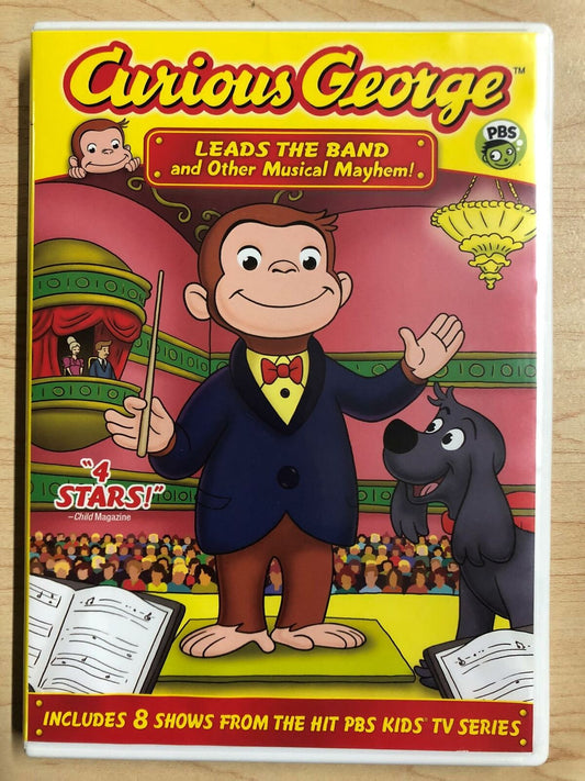 Curious George Leads the Band and Other Musical Mayhem (DVD, 2008) - G0412