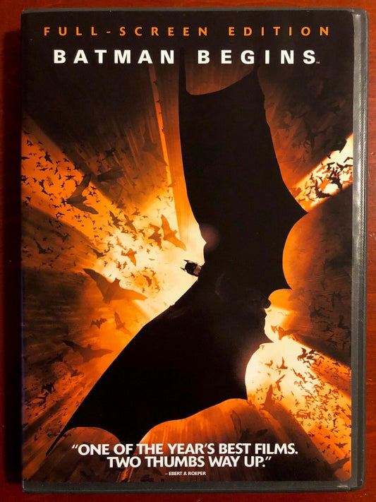 Batman Begins (DVD, 2005, Full Frame) - J1105