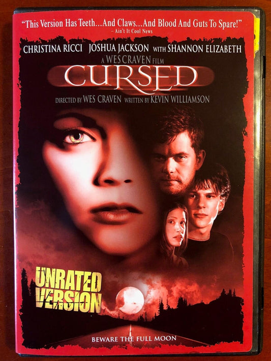 Cursed (DVD, 2004, Unrated) - J1105