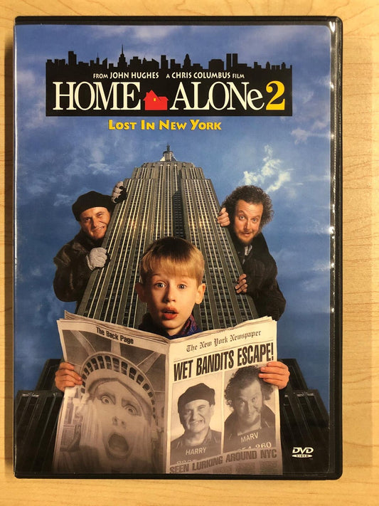 Home Alone 2 - Lost in New York (DVD, 1992, Christmas) - K0303