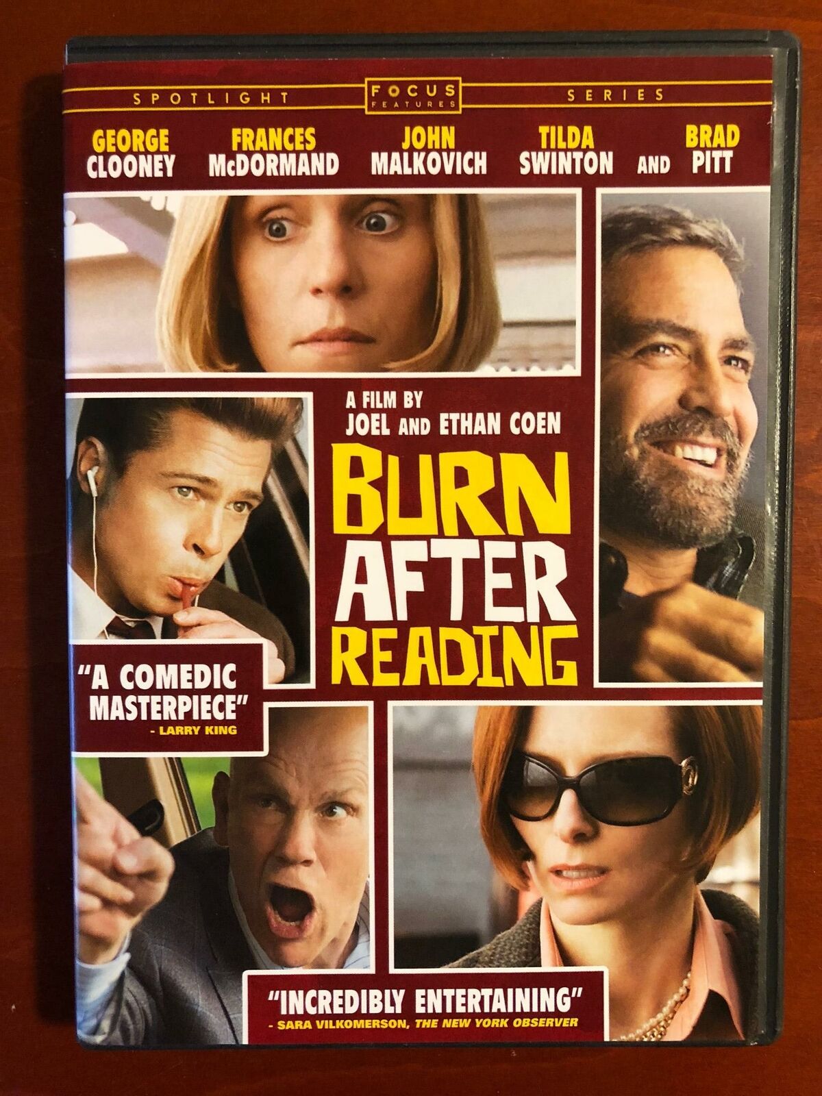 Burn After Reading (DVD, 2008) - J1231