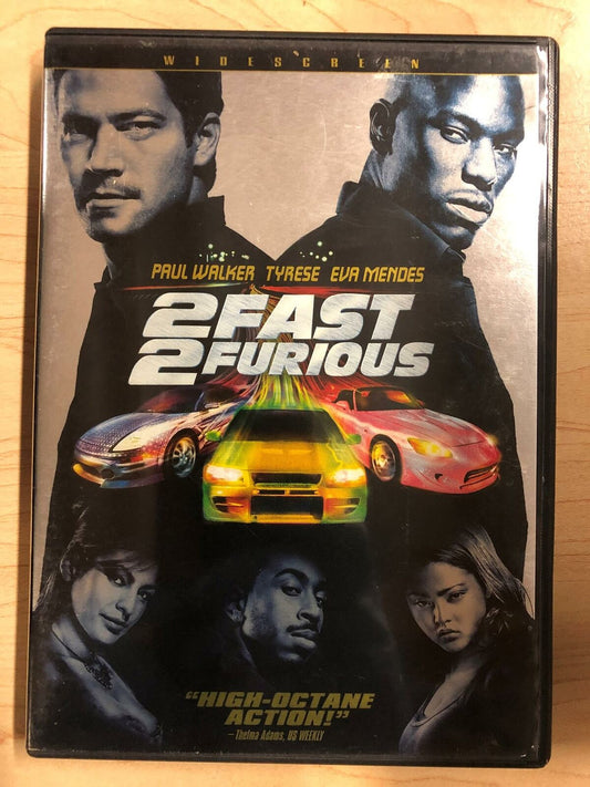 2 Fast 2 Furious (DVD, 2003, Widescreen) - K0107