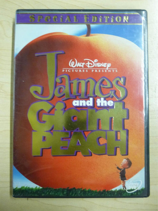 James and the Giant Peach (DVD, Disney, 1996) - J1022