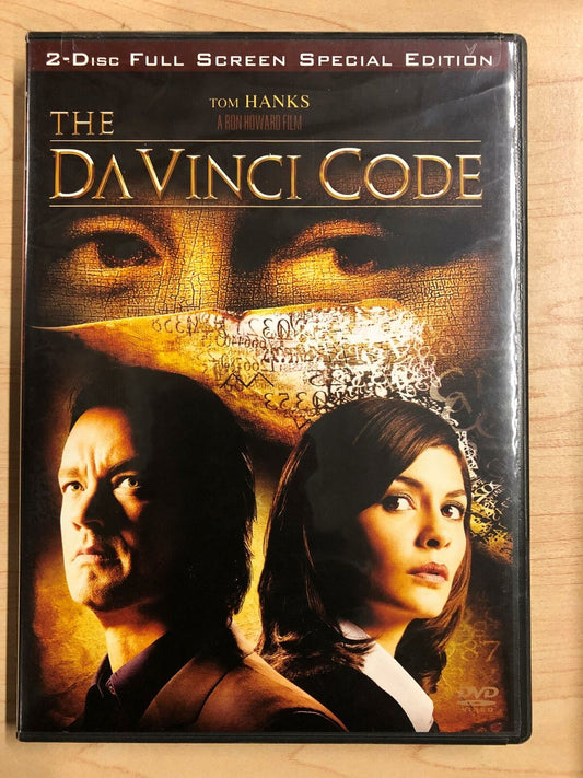 The DaVinci Code (DVD, 2006, 2-Disc, Special Edition, Full Frame) - K10