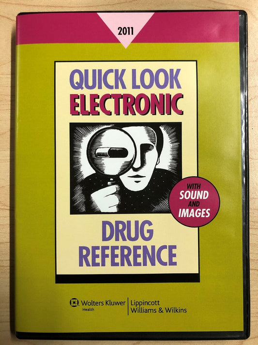 Quick Look Electronic Drug Reference 2011 (Software) - G0726