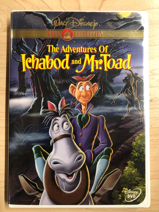 The Adventures of Ichabod and Mr. Toad (DVD, 1949, Disney, Gold Collec.) - J1105