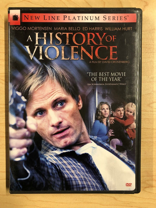 A History of Violence (DVD, 2005, New Line Platinum Series) - J1231