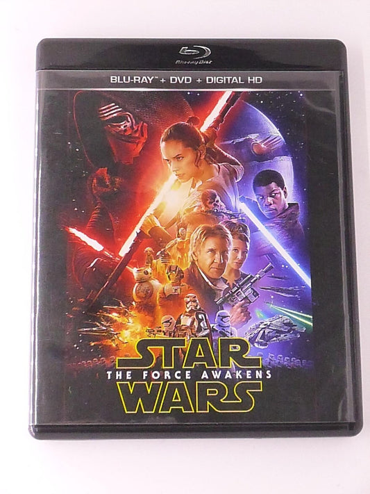 Star Wars The Force Awakens (Blu-ray, DVD, 2015, Disney) - J0514