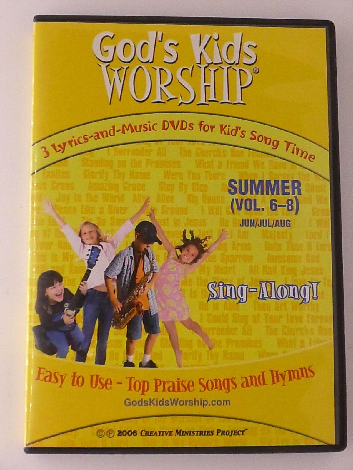 Gods Kids Worship Summer Vol 6-8 Sing Along (DVD) - J0319 – DVDs4Me