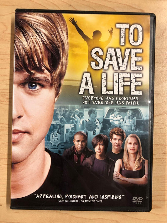 To Save a Life (DVD, 2009) - J0319