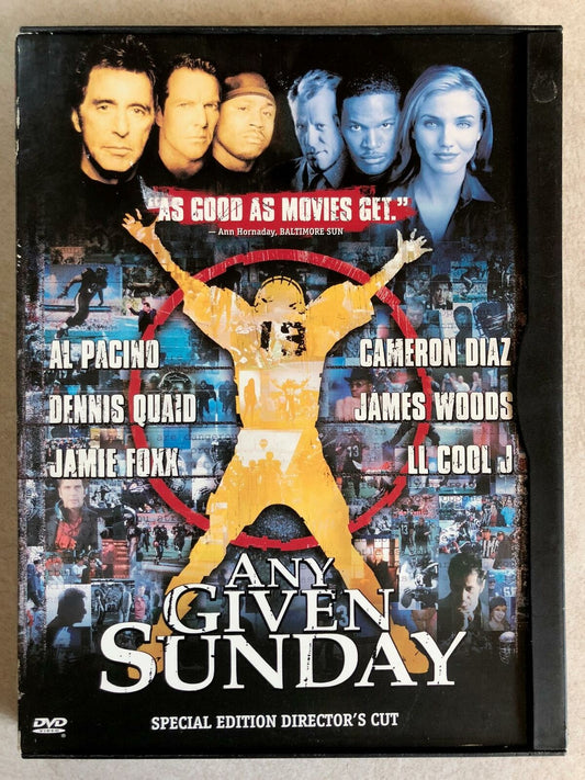 Any Given Sunday (DVD, 1999, Special Edition) - J1022