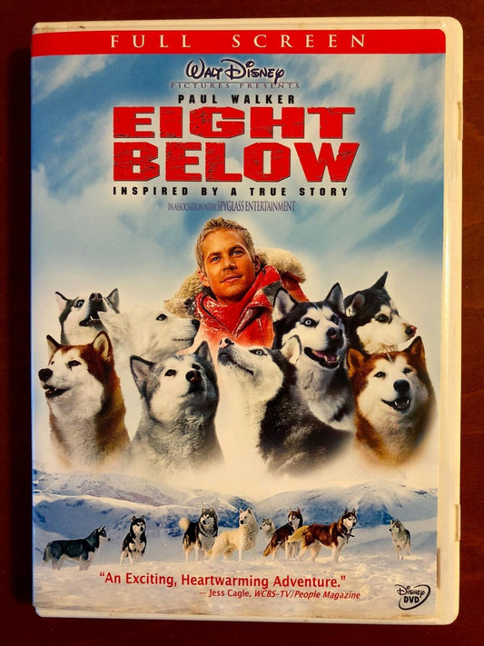 Eight Below (DVD, 2006, Full Frame, Disney) - J0730